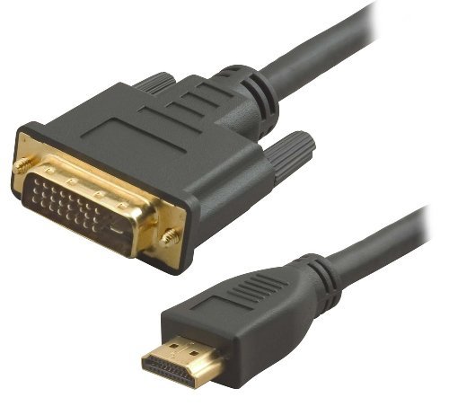 World of Data - 10m HDMI to DVI Cable (100% Copper Wire & Oxygen Free OFC) - 1080p (Full HD) - v1.4 ~ Video - DVI-D (Single Link) 18+1 Pins