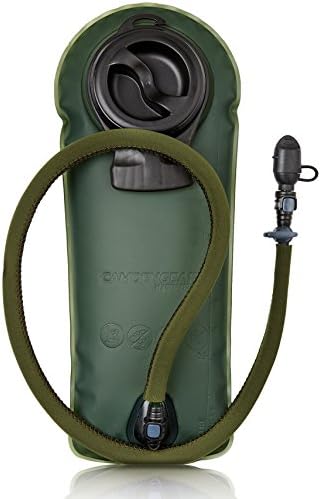 Hydration Water Bladder Bag 2.5 L Liter Pack - With Insulated Mouth Tube Valve - Best for Camping Hiking Climbing Outdoor Cycling and Running - Sports Backpack Reservoir System - Military &amp; BPA Free