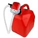 TERAPUMP 3rd Gen - No More Gas Can Lifting/Fuel Transfer Pump Fitting numerous Gas Cans (Advanced Auto-Stop Function and Flexible in and Out Take Hose)