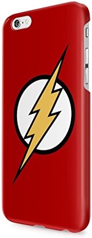 The Flash Logo Justice League Superhero Comics Plastic Snap-On Case Cover Shell For iPhone 6 & 6s PLUS Case (5.5")