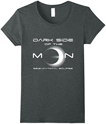 Womens Total Solar Eclipse Shirt August 2017 Dark Side of the Moon Medium Dark Heather
