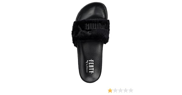 black fenty puma slippers