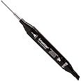 FastCap Long Nose Permanent Marker with Wide Chisel Point for Tool Foam Tracing - Perfect for Contractors and Technicians - Black, Bold 3mm Tip, Thin 1 mm Tip - 80553