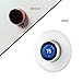 Wall Plate Cover for Nest Learning Thermostat 3rd 2nd 1st Generation 3D Stereoscopic Plastic Round Fingerprint Resistant Bracket Mount(Not Compatible with Nest E)-White
