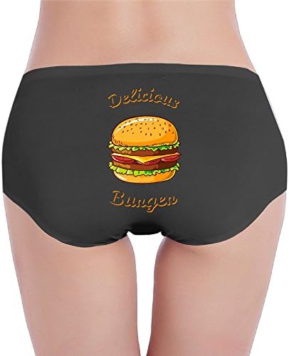 Wally Women's Delicious Burger Low-Rise Cotton Bikini Brief Panties Underwear XL