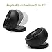 Vitalitim VF01 Portable Fan, Desktop USB and Battery Dual Power Supply with Angel Adjustable and Low Noise Office Fan (Black)