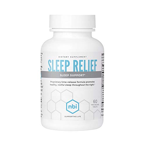 NBI Sleep Relief Melatonin Natural Formula Soothing Bedtime Sleep Aid