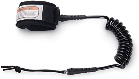 Body Board Coiled Wrist Leash with Double Swivels by Younger