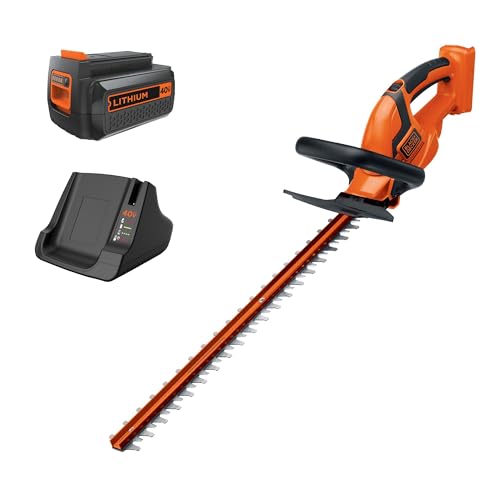 BLACK+DECKER 40V MAX 24-Inch Hedge Trimmer