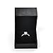 Oirlv Luxury Black Leather Ring Box - Ideal for Wedding and Proposal Ring Jewelry Gift