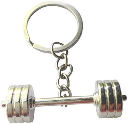 Big Barbell Keychain