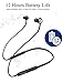Bluedio TN (Turbine) Active Noise Cancelling Earbuds Neckband Earphones, Bluetooth 4.2 Wireless Sports Headphones Headsets,Magnetic Sweatproof Running Earbuds with Mic Magnetic Design (Black), 3X4X5cm