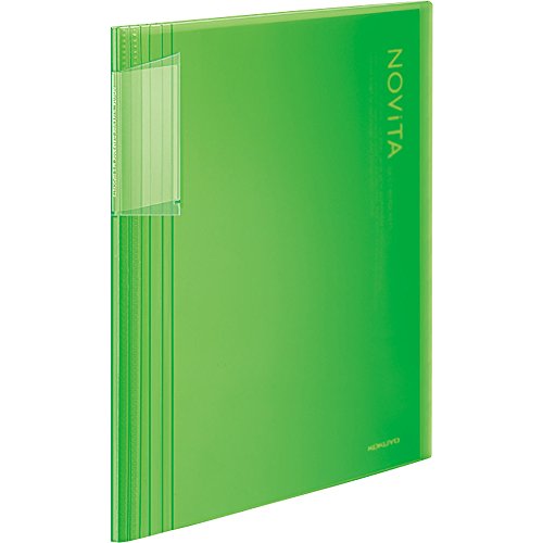Kokuyo Clear File Noviita A4 Size 40pocket - Light Green