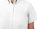 KNG Women’s White Button Down Short Sleeve Oxford Shirt - M