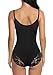 SHAPERX Camellias Womens Faja Full Body Shaper Open Bust Firm Control Bodysuit Shapewear with Lace Thong and Zipper, SZ20171-Black-L