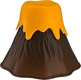 KItchen Gizmo, Eruption Disruption Microwave Cleaner - Clean In Minutes With This Fun, Erupting Volcano. (Brown)