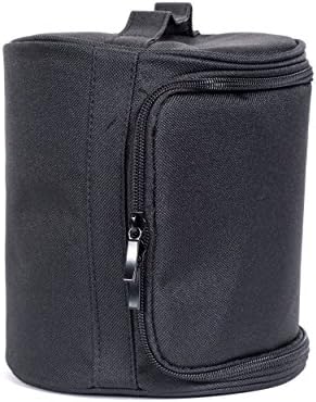 Everything4Oils Essential Oil and Diffuser Carrying Case - Black W/black Interior (Holds Diffuser)