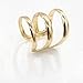 Taoqiao Punk Rock Ear Clip Cuff Wrap Earrings No Piercing-Clip On Silver Gold Bronze