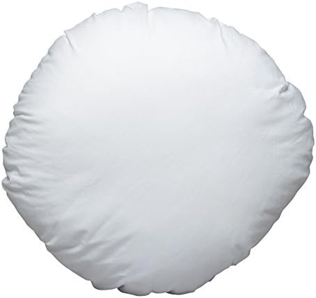 Classic Home Store Cushion Pads with Hollow Fibre Filling & Cotton Cover Scatter Cushions Inner Insert (16" Round)