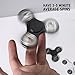 PROSPIN Black Tri-Spinner with 3 Yellow Ceramic Bearing Spinner Fidget Toy ADHD EDC Stress Reducer Focus Toy for Hand Killing Time Non-3D printed