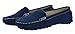 V.J Women's Classic Casual Suede Leather Driving Moccasins Penny Loafers Fashion Slip On Shoes Office Comfort Flats VJ6088