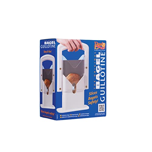 Hoan The Original Bagel Guillotine Universal Slicer, 9.25Inch, White