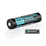 OLIGHT Bundle HDC 3500mAh 18650 Li-ion Rechargeable Protected Battery Customized for M2R and X7 Tactical Flashlight Patch (HDC 18650 3500mAh Battery)