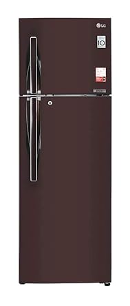 LG 360 L 2 Star Inverter Frost-Free Double Door Refrigerator (GL-T402JRS2, Russet Sheen)