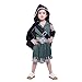 Spooktacular Creations Warrior Night Hooded Huntress Costume for Halloween Tween Girls with Accessories(Medium)