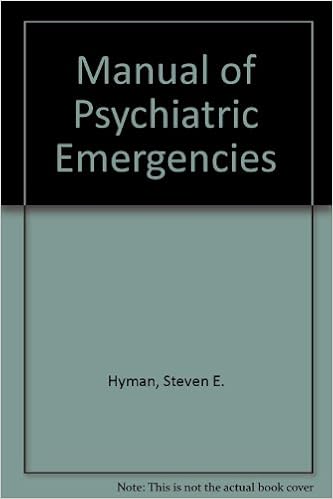 Manual Of Psychiatric Emergencies Steven E Hyman - 