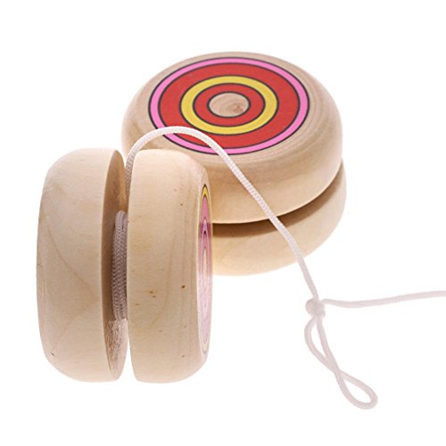 WXLAA Colorful Random Wood Kids Toys Yoyo Ball Children Funny Playing Toys - Thumbnail 2