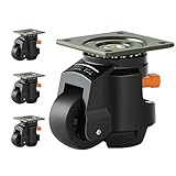 VEVOR Leveling Casters Set of 4, 2.5" Heavy Duty