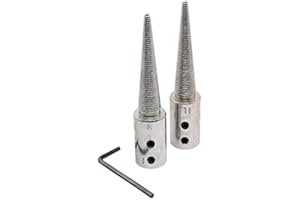 Tapered Spindle 5/8 inch Left & Right Polisher, Buffing Arbour & Bench Grinder - 1 Pair