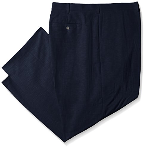 CubaveraMen's Linen Blend Dress Pants, Flat Front, Lightweight Breathable Fabric, Durable Plain Weave, 30", 32", 34” Inseams