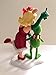 Disney Parks Muppets Miss Piggy Kermit Mistletoe Figurine Ornament NEW
