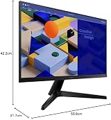 Samsung LS24C310EAUXXU 24" 1080p IPS Gaming Monitor HDMI VGA 75Hz view 7