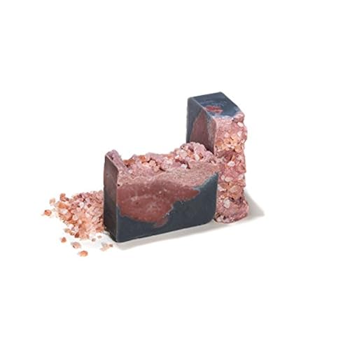 Himalayan Pink Salt Bar Soap Bar with Rose (Everest)- Handmade Organic with Essential Oils. Natural Moisturizing Body Soap for Skin and Face. With Shea Butter, Coconut Oil Beauty & Personal Care, Skin Care, Body, Cleansers, Soaps