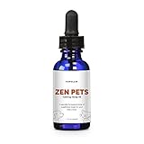 Zen Pets by Populum - Premium Hemp Oil Supplement For Dogs & Cats - Grown and Made in USA - 100% Natural & Honest Ingredients, Pure Hemp Oil + Hemp Seed Oil + Coconut Oil - 30 Servings (1oz)