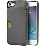 Silk iPhone 7/8 Wallet Case - VAULT Protective Credit Card Grip Cover - "Wallet Slayer Vol.1" - Gunmetal Gray