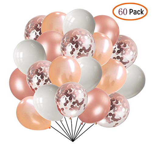 60-Pack-Rose-Gold-Confetti-Latex-Balloons12-Inch-White-Helium-Balloons-for-Parties-Bridal-Baby-Shower-Balloon-DecorationsBirthday-Party-Decorations