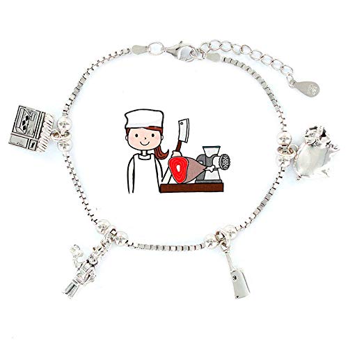 Eres lo mas mujer You are The Most Woman Butcher Bracelet Silver