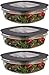 Rubbermaid Premier Food Storage Container, 9 Cup, Grey (3 Pack)