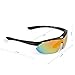 GIORO Polarized Sports Sunglasses with 5 Interchangeable Lenses for Cycling Fishing Driving (Black)