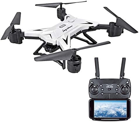 RC Foldable WiFi FPV RC Quadcopter Drone with 1080P 5.0MP Camera Selfie Drone Live Video by PSFS (White)