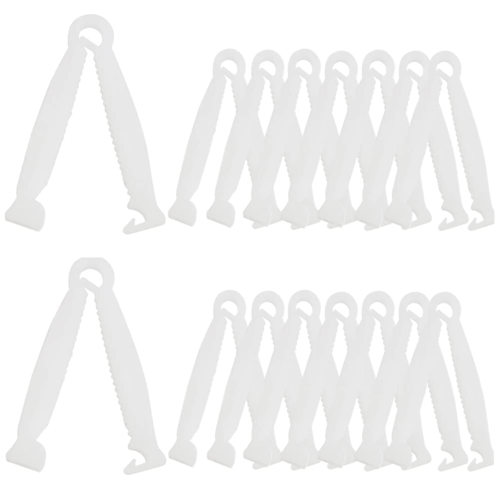 CHUNZHILAI 16 Pcs Puppy Cord Clamps Reusable Umbilical Cord Clamps Pig Piglet Umbilical Navel Cord Clamp for Whelping Breed Puppy Kitten