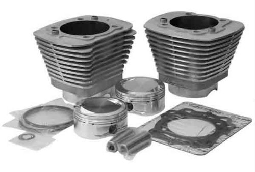 Revolution Performance Bolt-On Big Bore Kit (1250cc. Flat Top) - Bore 3.563in. - 10.5:1 Compression - Silver 201-401W