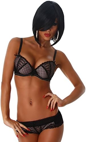 Fleur Papillon Women's Push Up Bra Set