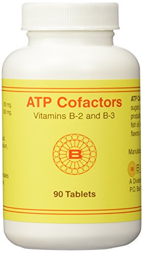 ATP Cofactors Vitamins B2 and B3 90 tablets by Optimox Corporation ATP Cofactors Vitamins B2 and B3 90 tablets by Optimox Corporation