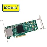 10Gtek External PCI Express SAS/SATA HBA, LSI SAS2008 Chip, 8-Port 6Gb/s, Same as LSI 9200-8E