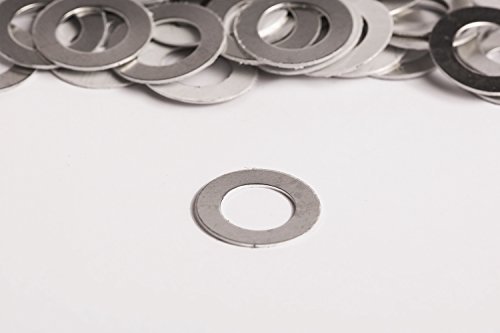 RMP Stamping Blanks, 1 Inch Round Washer With 5/8 Inch Center, Aluminum .063 Inch (14 Gauge) PVC Coating on both sides - 50 Pack - Thumbnail 2